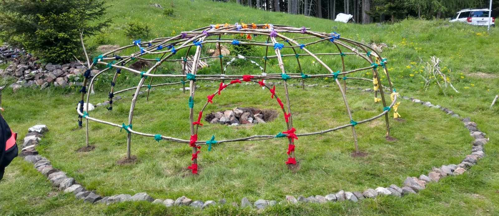 Gerüst Schwitzhütte